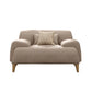 with Storage Linen Living Room Recessed Arm Beige Contemporary Settee 47.2"L x 35.4"W x 29.5"H Pillow Not Included Clearhalo 'furn' 'furn_sofas' 'Furniture' 'furniture_sofas' 'kitchen' 'kitchen_sofas' 'Living Room Furniture' 'Sofa' 'sofas' 4689200