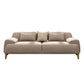 with Storage Linen Living Room Recessed Arm Beige Contemporary Settee 70.9"L x 35.4"W x 29.5"H Clearhalo 'furn' 'furn_sofas' 'Furniture' 'furniture_sofas' 'kitchen' 'kitchen_sofas' 'Living Room Furniture' 'Sofa' 'sofas' 4689201