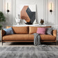 Stationary Living Room Square Arm Standard Orange Sofa with Cushions 106"L x 35"W x 33.5"H Down Clearhalo 'furn' 'furn_sofas' 'Furniture' 'furniture_sofas' 'kitchen' 'kitchen_sofas' 'Living Room Furniture' 'Sofa' 'sofas' 4689211