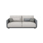 Living Room Contemporary Light-grey Standard Tuxedo Arm Sofa Chaise 67"L x 37.5"W x 27.5"H Clearhalo 'furn' 'furn_sofas' 'Furniture' 'furniture_sofas' 'kitchen' 'kitchen_sofas' 'Living Room Furniture' 'Sofa' 'sofas' 4689231