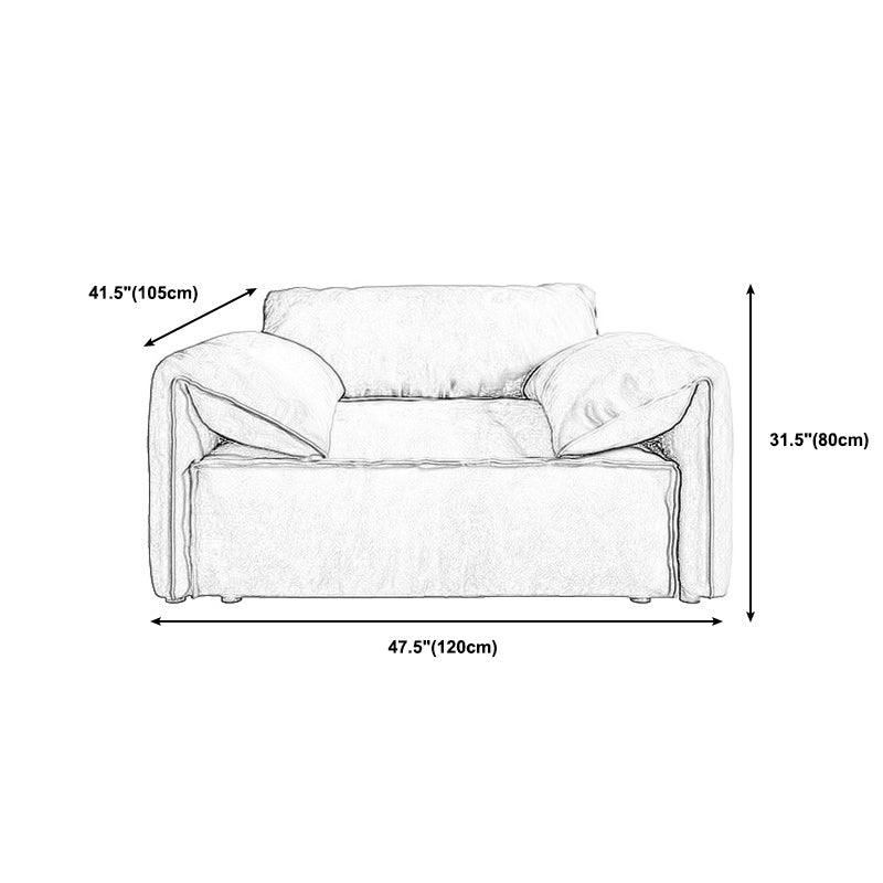 Down Fill Cushions Living Room Standard Green Contemporary Seating Clearhalo 'furn' 'furn_sofas' 'Furniture' 'furniture_sofas' 'kitchen' 'kitchen_sofas' 'Living Room Furniture' 'Sofa' 'sofas' 4689253