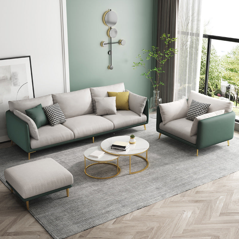 Stationary Living Room Recessed Arm Standard Loose Back Seating Clearhalo 'furn' 'furn_sofas' 'Furniture' 'furniture_sofas' 'kitchen' 'kitchen_sofas' 'Living Room Furniture' 'Sofa' 'sofas' 4689259