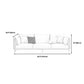Stationary Living Room Recessed Arm Standard Loose Back Seating Clearhalo 'furn' 'furn_sofas' 'Furniture' 'furniture_sofas' 'kitchen' 'kitchen_sofas' 'Living Room Furniture' 'Sofa' 'sofas' 4689271