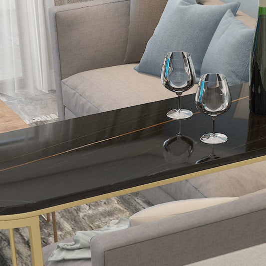 Marble Pub Table with Specialty Table Top Double Pedestal Table- 41.3" H Clearhalo 'Bar Furniture' 'Bar Tables' 'bar_tables' 'furn' 'furn_bar_tables' 'Furniture' 'furniture_bar_tables' 'Kitchen & Dining Furniture' 4691959