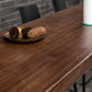 Wood Cocktail Bar Table with Rectangle Table Top Black Trestle Table - 41.3" H Clearhalo 'Bar Furniture' 'Bar Tables' 'bar_tables' 'furn' 'furn_bar_tables' 'Furniture' 'furniture_bar_tables' 'Kitchen & Dining Furniture' 4692006