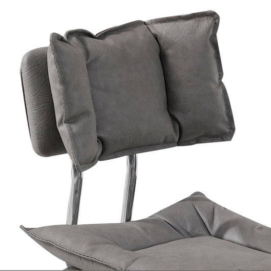 Leather Swivel Adjustable Height Bar Stool Matte Finish Home Low Back Stool Clearhalo 'Bar Furniture' 'Bar Stools' 'bar_stools' 'furn' 'furn_bar_stools' 'furniture_bar_stools' 'Kitchen & Dining Furniture' 'kitchen&dining_furn' 'kitchen' 'kitchen_furn' Furniture' 4692252