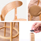 Scandinavian Upholstered Footrest Low Back Stool 27.55'' Beechwood Bar Stool Clearhalo 'Bar Furniture' 'Bar Stools' 'bar_stools' 'furn' 'furn_bar_stools' 'furniture_bar_stools' 'Kitchen & Dining Furniture' 'kitchen&dining_furn' 'kitchen' 'kitchen_furn' Furniture' 4692380