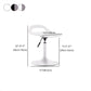 Contemporary Adjustable Height Swivel Bar Stool Home Plastic Footrest Stool Clearhalo 'Bar Furniture' 'Bar Stools' 'bar_stools' 'furn' 'furn_bar_stools' 'furniture_bar_stools' 'Kitchen & Dining Furniture' 'kitchen&dining_furn' 'kitchen' 'kitchen_furn' Furniture' 4692407