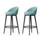 Matte Finish Footrest Upholstered Low Back Stool Scandinavian Velvet Bar Stool Lake Green 2 Piece Set Clearhalo 'Bar Furniture' 'Bar Stools' 'bar_stools' 'furn' 'furn_bar_stools' 'furniture_bar_stools' 'Kitchen & Dining Furniture' 'kitchen&dining_furn' 'kitchen' 'kitchen_furn' Furniture' 4692653
