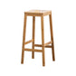 Modern Backless Bar-stool Square Counter Bar Stool with Wooden Legs Wood 1 Piece Bar Stool (28" H) Clearhalo 'Bar Furniture' 'Bar Stools' 'bar_stools' 'furn' 'furn_bar_stools' 'furniture_bar_stools' 'Kitchen & Dining Furniture' 'kitchen&dining_furn' 'kitchen' 'kitchen_furn' Furniture' 4692761
