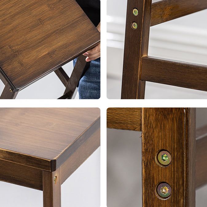 Modern Backless Bar-stool Square Counter Bar Stool with Wooden Legs Clearhalo 'Bar Furniture' 'Bar Stools' 'bar_stools' 'furn' 'furn_bar_stools' 'furniture_bar_stools' 'Kitchen & Dining Furniture' 'kitchen&dining_furn' 'kitchen' 'kitchen_furn' Furniture' 4692765