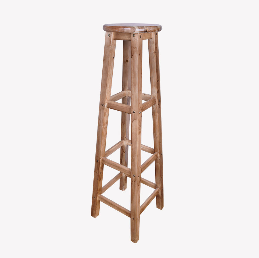 Contemporary Design Wooden Barstool for Home Backless Stools with Wood Base Clearhalo 'Bar Furniture' 'Bar Stools' 'bar_stools' 'furn' 'furn_bar_stools' 'furniture_bar_stools' 'Kitchen & Dining Furniture' 'kitchen&dining_furn' 'kitchen' 'kitchen_furn' Furniture' 4692791