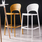 Plastic Contemporary Kitchen Dining Room Armless Stool Full Back Bar Stool Clearhalo 'Bar Furniture' 'Bar Stools' 'bar_stools' 'furn' 'furn_bar_stools' 'furniture_bar_stools' 'Kitchen & Dining Furniture' 'kitchen&dining_furn' 'kitchen' 'kitchen_furn' Furniture' 4692815