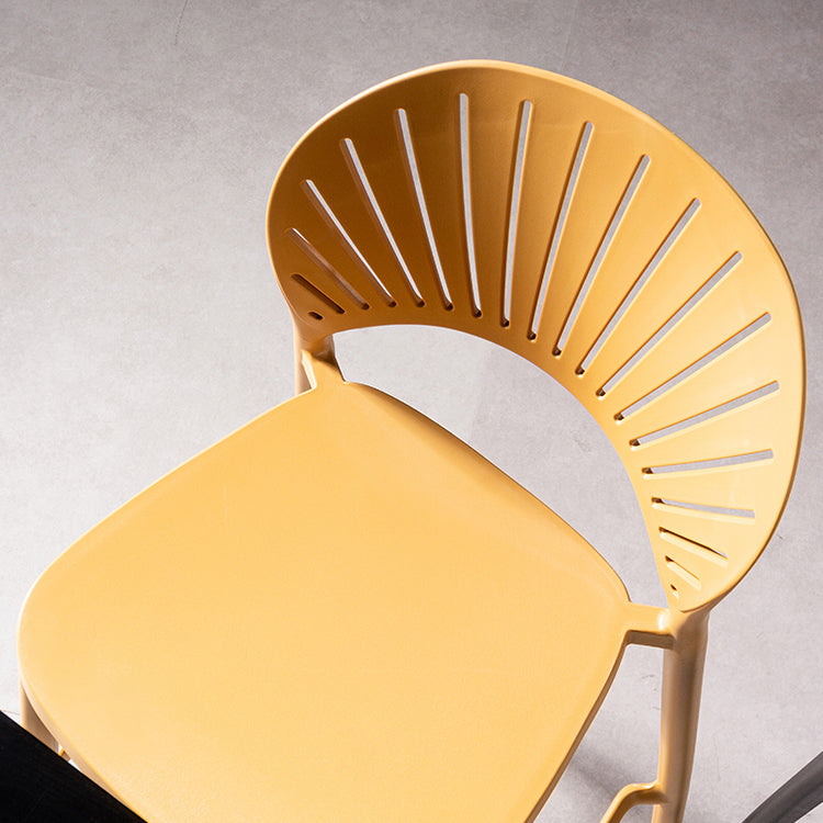 Plastic Contemporary Kitchen Dining Room Armless Stool Full Back Bar Stool Clearhalo 'Bar Furniture' 'Bar Stools' 'bar_stools' 'furn' 'furn_bar_stools' 'furniture_bar_stools' 'Kitchen & Dining Furniture' 'kitchen&dining_furn' 'kitchen' 'kitchen_furn' Furniture' 4692820