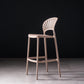 Plastic Contemporary Kitchen Dining Room Armless Stool Full Back Bar Stool Camel 1 Piece Clearhalo 'Bar Furniture' 'Bar Stools' 'bar_stools' 'furn' 'furn_bar_stools' 'furniture_bar_stools' 'Kitchen & Dining Furniture' 'kitchen&dining_furn' 'kitchen' 'kitchen_furn' Furniture' 4692825