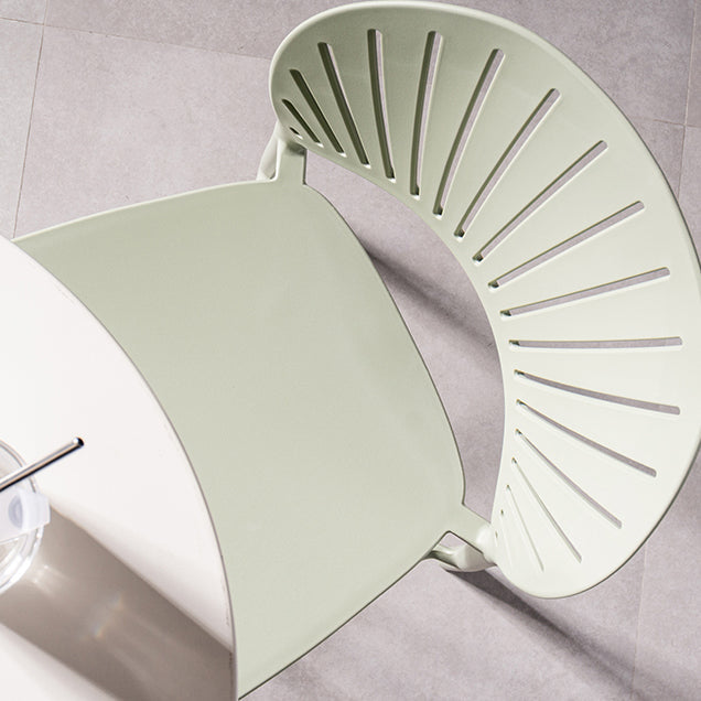 Plastic Contemporary Kitchen Dining Room Armless Stool Full Back Bar Stool Clearhalo 'Bar Furniture' 'Bar Stools' 'bar_stools' 'furn' 'furn_bar_stools' 'furniture_bar_stools' 'Kitchen & Dining Furniture' 'kitchen&dining_furn' 'kitchen' 'kitchen_furn' Furniture' 4692826