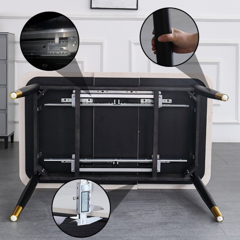 Modern 1/2/5/7 Pieces Dinette Set Rectangle Dining Table Set Clearhalo 'Dining Room Sets' 'Dining Tables & Seating' 'dining_room_set' 'furn' 'furn_dining_room_set' 'Furniture' 'furniture_dining_room_set' 'Kitchen & Dining Furniture' 'kitchen&dining_furn' 'kitchen' 4692843