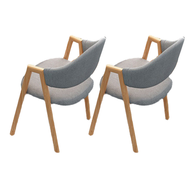 Modern 1/2/5 Pieces Dining Set Rectangle Wood Dining Table Set for Dining Room 2 Grey Chairs Clearhalo 'Dining Room Sets' 'Dining Tables & Seating' 'dining_room_set' 'furn' 'furn_dining_room_set' 'Furniture' 'furniture_dining_room_set' 'Kitchen & Dining Furniture' 'kitchen&dining_furn' 'kitchen' 4692877