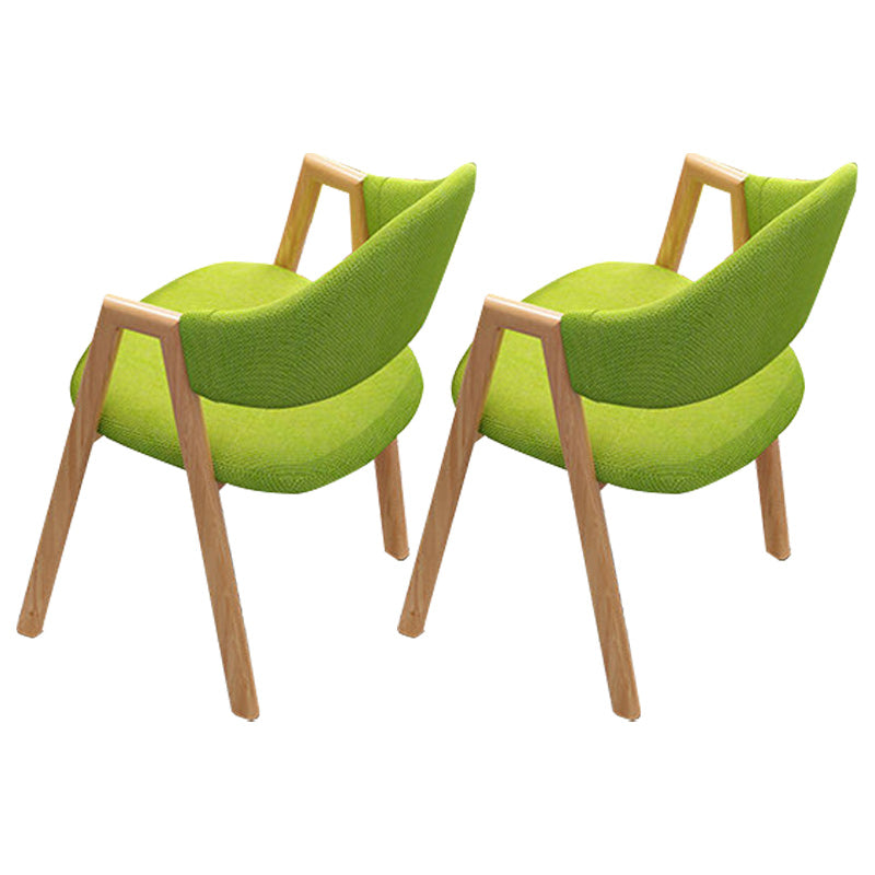 Modern 1/2/5 Pieces Dining Set Rectangle Wood Dining Table Set for Dining Room 2 Green Chairs Clearhalo 'Dining Room Sets' 'Dining Tables & Seating' 'dining_room_set' 'furn' 'furn_dining_room_set' 'Furniture' 'furniture_dining_room_set' 'Kitchen & Dining Furniture' 'kitchen&dining_furn' 'kitchen' 4692881