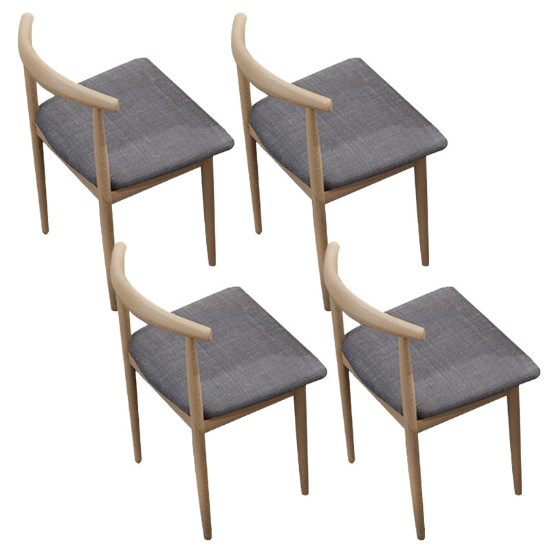 Modern 1/4/5/7 Pieces Dining Set Rectangle Artificial Wood Dining Table for Dining Room 4 Grey Chairs Clearhalo 'Dining Room Sets' 'Dining Tables & Seating' 'dining_room_set' 'furn' 'furn_dining_room_set' 'Furniture' 'Kitchen & Dining Furniture' 'kitchen&dining_furn' 'kitchen' 4692904