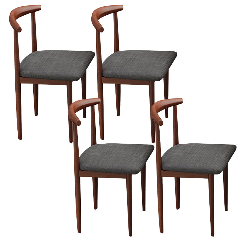 Modern 1/4/5/7 Pieces Dining Set Rectangle Artificial Wood Dining Table for Dining Room 4 Dark Grey Chairs Clearhalo 'Dining Room Sets' 'Dining Tables & Seating' 'dining_room_set' 'furn' 'furn_dining_room_set' 'Furniture' 'Kitchen & Dining Furniture' 'kitchen&dining_furn' 'kitchen' 4692906