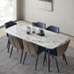 Contemporary 1/4/5/7 Pieces Dining Set Rectangle Sintered Stone Dining Room Set Clearhalo 'Dining Room Sets' 'Dining Tables & Seating' 'dining_room_set' 'furn' 'furn_dining_room_set' 'Furniture' 'furniture_dining_room_set' 'Kitchen & Dining Furniture' 'kitchen&dining_furn' 'kitchen' 4692922