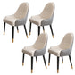 Modern 1/3/4/5/7 Pieces Round Dining Table Set with Sintered Stone Dinette Set 4 Beige Chairs Clearhalo 'Dining Room Sets' 'Dining Tables & Seating' 'dining_room_set' 'furn' 'furn_dining_room_set' 'Furniture' 'furniture_dining_room_set' 'Kitchen & Dining Furniture' 'kitchen&dining_furn' 'kitchen' 4692934