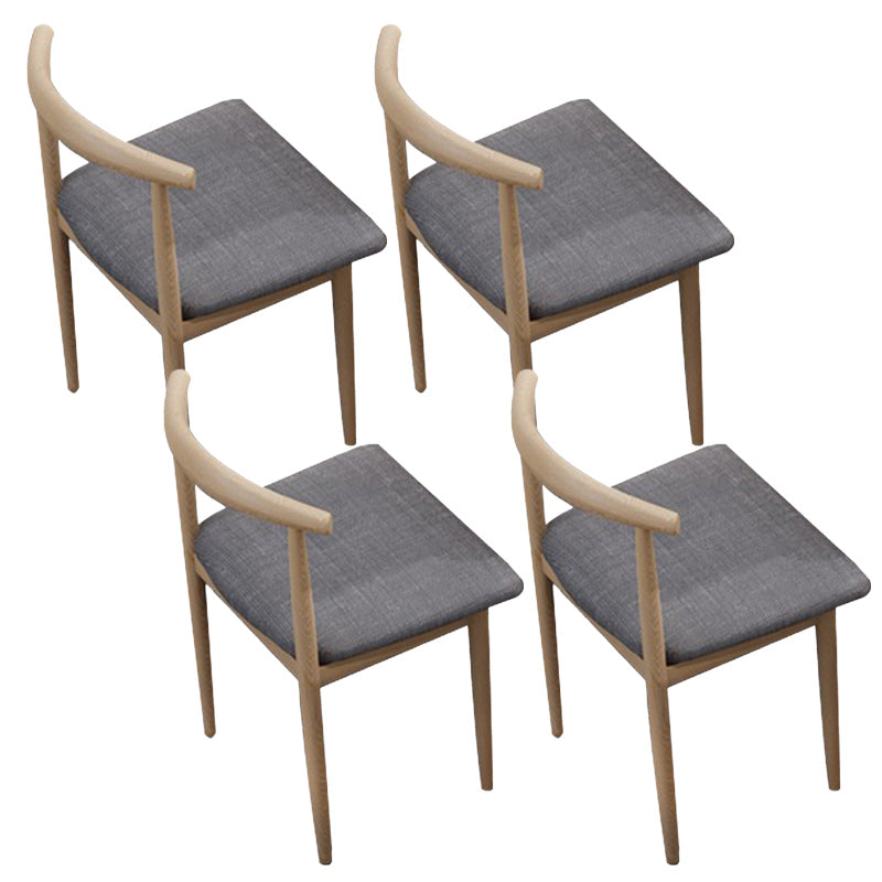 Modern 1/4/7 Pieces Dining Set Rectangle Artificial Wood Dining Table for Dining Room 4 Grey Chairs Clearhalo 'Dining Room Sets' 'Dining Tables & Seating' 'dining_room_set' 'furn' 'furn_dining_room_set' 'Furniture' 'Kitchen & Dining Furniture' 'kitchen&dining_furn' 'kitchen' 4692953