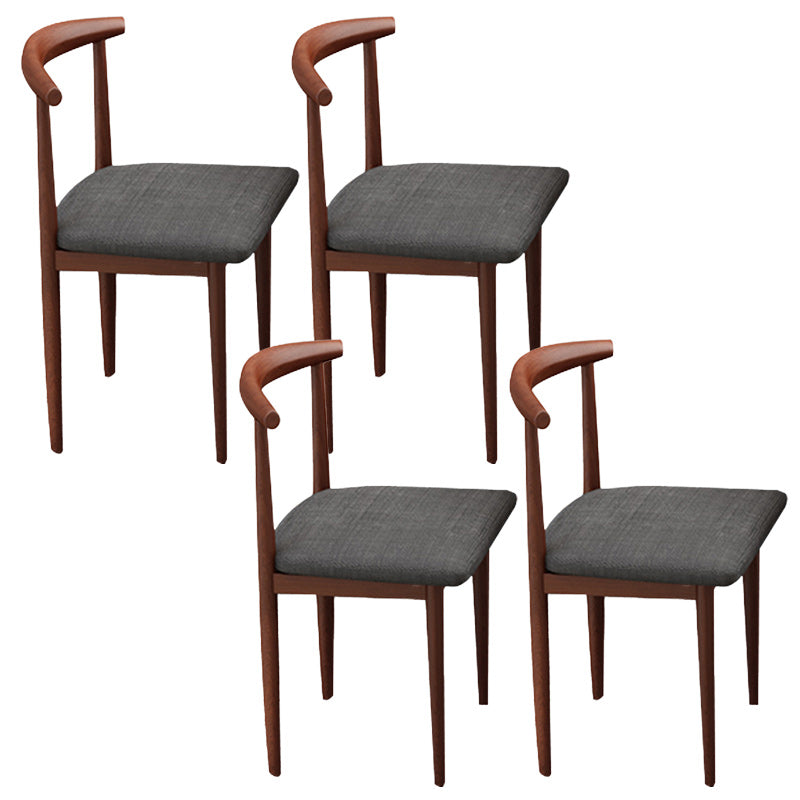 Modern 1/4/7 Pieces Dining Set Rectangle Artificial Wood Dining Table for Dining Room 4 Dark Grey Chairs Clearhalo 'Dining Room Sets' 'Dining Tables & Seating' 'dining_room_set' 'furn' 'furn_dining_room_set' 'Furniture' 'Kitchen & Dining Furniture' 'kitchen&dining_furn' 'kitchen' 4692956