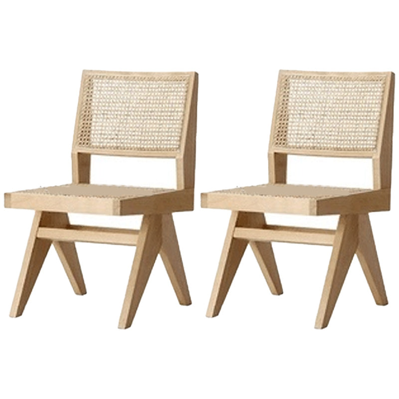 Modern 1/2/4/5 Pieces Rectangle Dining Set Solid Wood Black Dining Table with Chairs 2 Light Wood Chairs Clearhalo 'Dining Room Sets' 'Dining Tables & Seating' 'dining_room_set' 'furn' 'furn_dining_room_set' 'Furniture' 'furniture_dining_room_set' 'Kitchen & Dining Furniture' 'kitchen&dining_furn' 'kitchen' 4692986