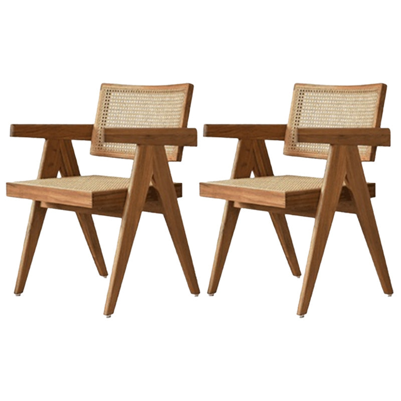 Modern 1/2/4/5 Pieces Rectangle Dining Set Solid Wood Black Dining Table with Chairs 2 Wood Chairs Clearhalo 'Dining Room Sets' 'Dining Tables & Seating' 'dining_room_set' 'furn' 'furn_dining_room_set' 'Furniture' 'furniture_dining_room_set' 'Kitchen & Dining Furniture' 'kitchen&dining_furn' 'kitchen' 4692987