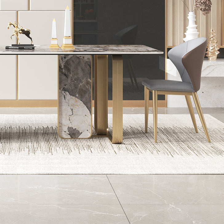 Scandinavian Style 1/3/4/5/6/7/8/9 Pieces Furniture Rectangle Sintered Stone Dining Set Clearhalo 'Dining Room Sets' 'Dining Tables & Seating' 'dining_room_set' 'furn' 'furn_dining_room_set' 'Furniture' 'furniture_dining_room_set' 'Kitchen & Dining Furniture' 'kitchen&dining_furn' 'kitchen' 4693063