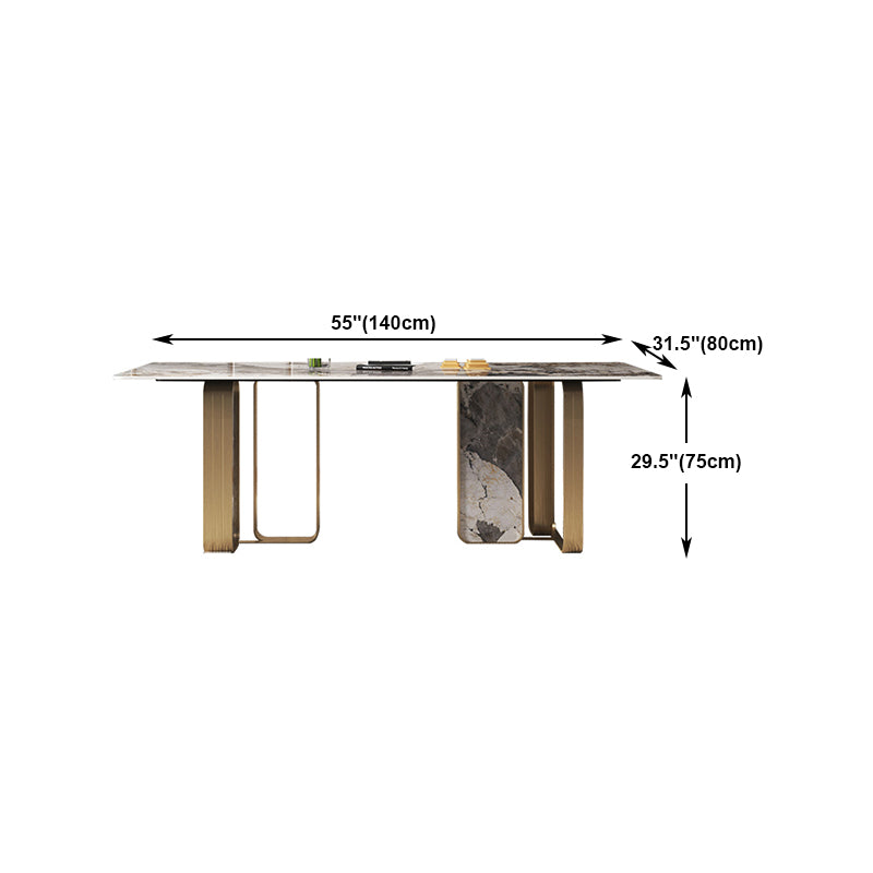 Scandinavian Style 1/3/4/5/6/7/8/9 Pieces Furniture Rectangle Sintered Stone Dining Set Clearhalo 'Dining Room Sets' 'Dining Tables & Seating' 'dining_room_set' 'furn' 'furn_dining_room_set' 'Furniture' 'furniture_dining_room_set' 'Kitchen & Dining Furniture' 'kitchen&dining_furn' 'kitchen' 4693068