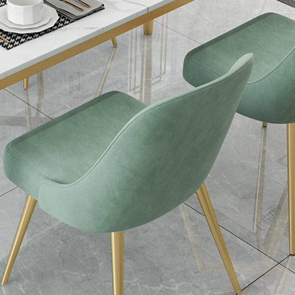 Glam Style 1/4/5 Pieces Dining Set White-gold Table Kitchen Set for Dining Room Clearhalo 'Dining Room Sets' 'Dining Tables & Seating' 'dining_room_set' 'furn' 'furn_dining_room_set' 'Furniture' 'furniture_dining_room_set' 'Kitchen & Dining Furniture' 'kitchen&dining_furn' 'kitchen' 4693100