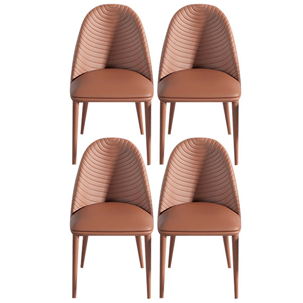 Minimalist Design 1/4/5/7 Pieces Furniture Oval Sintered Stone Top Dining Room Table Set 4 Orange Chairs Clearhalo 'Dining Room Sets' 'Dining Tables & Seating' 'dining_room_set' 'furn' 'furn_dining_room_set' 'Furniture' 'furniture_dining_room_set' 'Kitchen & Dining Furniture' 'kitchen&dining_furn' 'kitchen' 4693117