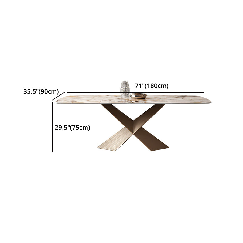 Glam 1/2/5/6/7 Pieces Dining Set Sintered Stone Dining Table Set Clearhalo 'Dining Room Sets' 'Dining Tables & Seating' 'dining_room_set' 'furn' 'furn_dining_room_set' 'Furniture' 'furniture_dining_room_set' 'Kitchen & Dining Furniture' 'kitchen&dining_furn' 'kitchen' 4693179