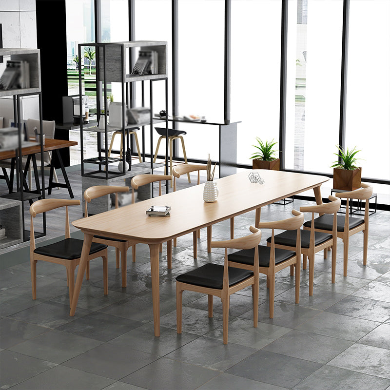 Industrial 1/2/9 Pieces Dining Set Solid Wood Dining Table for Home Use Clearhalo 'Dining Room Sets' 'Dining Tables & Seating' 'dining_room_set' 'furn' 'furn_dining_room_set' 'Furniture' 'furniture_dining_room_set' 'Kitchen & Dining Furniture' 'kitchen&dining_furn' 'kitchen' 4693188