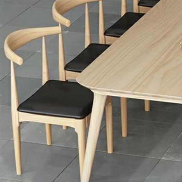 Industrial 1/2/9 Pieces Dining Set Solid Wood Dining Table for Home Use Clearhalo 'Dining Room Sets' 'Dining Tables & Seating' 'dining_room_set' 'furn' 'furn_dining_room_set' 'Furniture' 'furniture_dining_room_set' 'Kitchen & Dining Furniture' 'kitchen&dining_furn' 'kitchen' 4693195