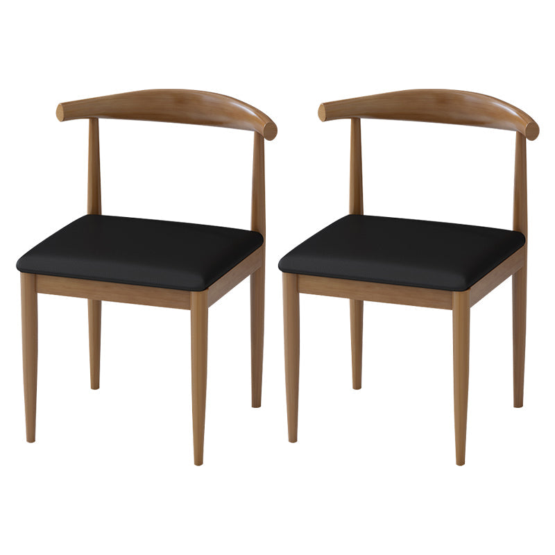 Industrial 1/2/5/7 Pieces Dining Set Solid Wood Dining Table Set 2 Black Chairs Clearhalo 'Dining Room Sets' 'Dining Tables & Seating' 'dining_room_set' 'furn' 'furn_dining_room_set' 'Furniture' 'furniture_dining_room_set' 'Kitchen & Dining Furniture' 'kitchen&dining_furn' 'kitchen' 4693230