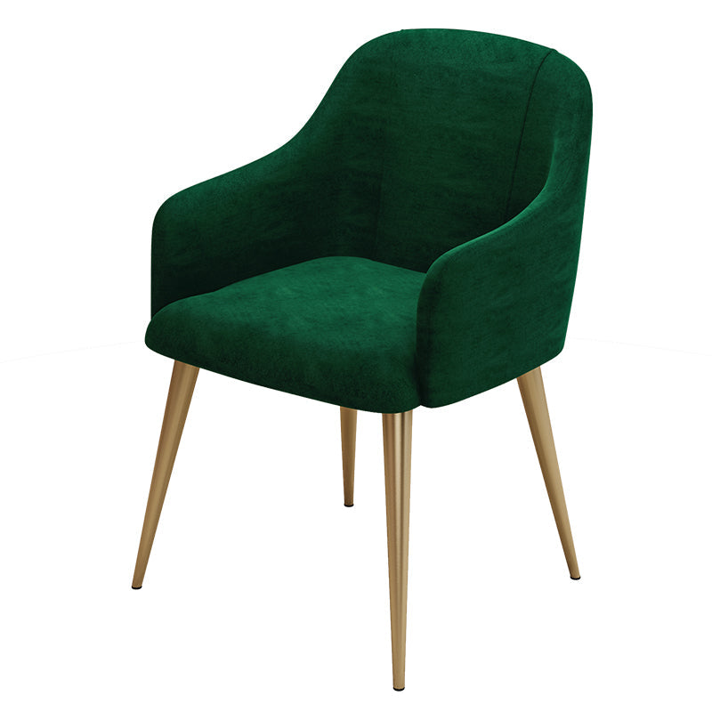 Glam 1/5 Pieces Dining Set Sintered Stone Dining Table Set for Dining Areas 1 Green Chair Clearhalo 'Dining Room Sets' 'Dining Tables & Seating' 'dining_room_set' 'furn' 'furn_dining_room_set' 'Furniture' 'furniture_dining_room_set' 'Kitchen & Dining Furniture' 'kitchen&dining_furn' 'kitchen' 4693249