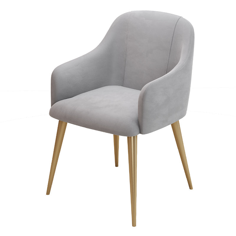 Glam 1/5 Pieces Dining Set Sintered Stone Dining Table Set for Dining Areas 1 Grey Chair Clearhalo 'Dining Room Sets' 'Dining Tables & Seating' 'dining_room_set' 'furn' 'furn_dining_room_set' 'Furniture' 'furniture_dining_room_set' 'Kitchen & Dining Furniture' 'kitchen&dining_furn' 'kitchen' 4693250