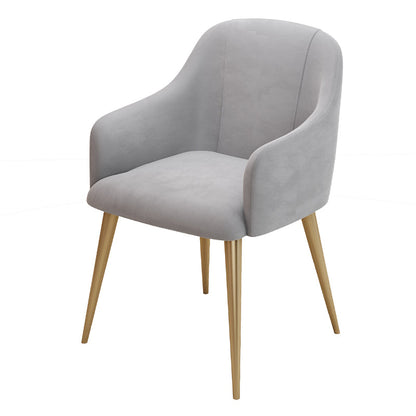 Glam 1/5 Pieces Dining Set Sintered Stone Dining Table Set for Dining Areas 1 Grey Chair Clearhalo 'Dining Room Sets' 'Dining Tables & Seating' 'dining_room_set' 'furn' 'furn_dining_room_set' 'Furniture' 'furniture_dining_room_set' 'Kitchen & Dining Furniture' 'kitchen&dining_furn' 'kitchen' 4693250