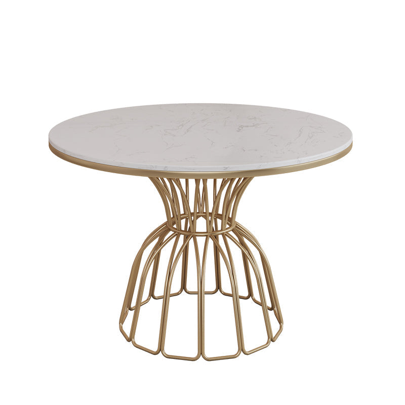 Glam 1/5 Pieces Dining Set Sintered Stone Dining Table Set for Dining Areas Clearhalo 'Dining Room Sets' 'Dining Tables & Seating' 'dining_room_set' 'furn' 'furn_dining_room_set' 'Furniture' 'furniture_dining_room_set' 'Kitchen & Dining Furniture' 'kitchen&dining_furn' 'kitchen' 4693255