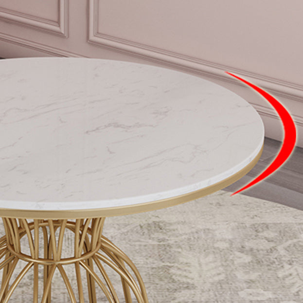 Glam 1/5 Pieces Dining Set Sintered Stone Dining Table Set for Dining Areas Clearhalo 'Dining Room Sets' 'Dining Tables & Seating' 'dining_room_set' 'furn' 'furn_dining_room_set' 'Furniture' 'furniture_dining_room_set' 'Kitchen & Dining Furniture' 'kitchen&dining_furn' 'kitchen' 4693257