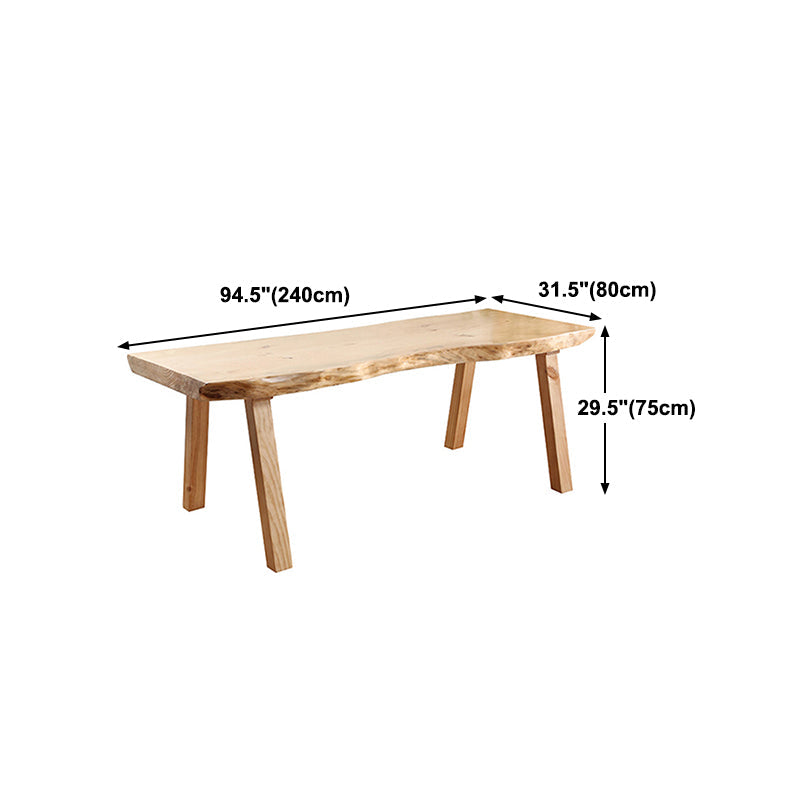 Rectangle Wooden Dining Table for Restaurant Modern Pine Table in Nature with 4 Legs Clearhalo ' dining_table' 'Dining Tables & Seating' 'Dining Tables' 'furn' 'furn_dining_table' 'Furniture' 'furniture_dining_table' 'Kitchen & Dining Furniture' 'kitchen&dining_furn' 'kitchen' 'kitchen_dining_table' 4693282
