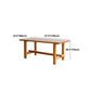 Solid Pine Wood Dining Table Modern Rectangle Table with Trestle Base Clearhalo ' dining_table' 'Dining Tables & Seating' 'Dining Tables' 'furn' 'furn_dining_table' 'Furniture' 'furniture_dining_table' 'Kitchen & Dining Furniture' 'kitchen&dining_furn' 'kitchen' 'kitchen_dining_table' 4693303
