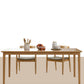 Rectangle Simplicity Dining Table Wood Color Fixed Table of Pinewood Solid Wood Clearhalo ' dining_table' 'Dining Tables & Seating' 'Dining Tables' 'furn' 'furn_dining_table' 'Furniture' 'furniture_dining_table' 'Kitchen & Dining Furniture' 'kitchen&dining_furn' 'kitchen' 'kitchen_dining_table' 4693346