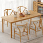 Rectangle Simplicity Dining Table Wood Color Fixed Table of Pinewood Solid Wood Clearhalo ' dining_table' 'Dining Tables & Seating' 'Dining Tables' 'furn' 'furn_dining_table' 'Furniture' 'furniture_dining_table' 'Kitchen & Dining Furniture' 'kitchen&dining_furn' 'kitchen' 'kitchen_dining_table' 4693348