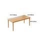 Rectangle Simplicity Dining Table Wood Color Fixed Table of Pinewood Solid Wood Clearhalo ' dining_table' 'Dining Tables & Seating' 'Dining Tables' 'furn' 'furn_dining_table' 'Furniture' 'furniture_dining_table' 'Kitchen & Dining Furniture' 'kitchen&dining_furn' 'kitchen' 'kitchen_dining_table' 4693351