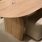 Oval Solid Pinewood Dining Table Simplicity Double Pedestal Table for Dining Room Clearhalo ' dining_table' 'Dining Tables & Seating' 'Dining Tables' 'furn' 'furn_dining_table' 'Furniture' 'furniture_dining_table' 'Kitchen & Dining Furniture' 'kitchen&dining_furn' 'kitchen' 'kitchen_dining_table' 4693390